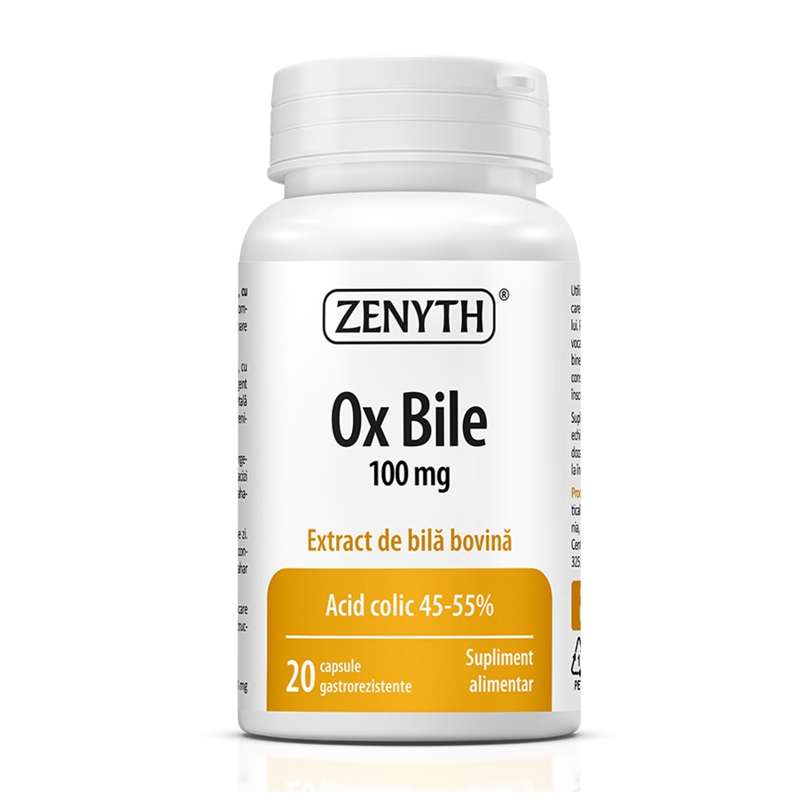 Ox Bile, 20 capsule, Zenyth