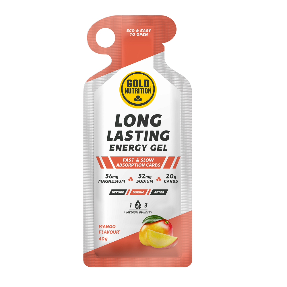 Gel cu aroma de mango Long Lasting, 40 g, Gold Nutrition