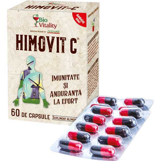 Himovit C,stimulator imunitar adaptogen, 60 capsule, Bio Vitality