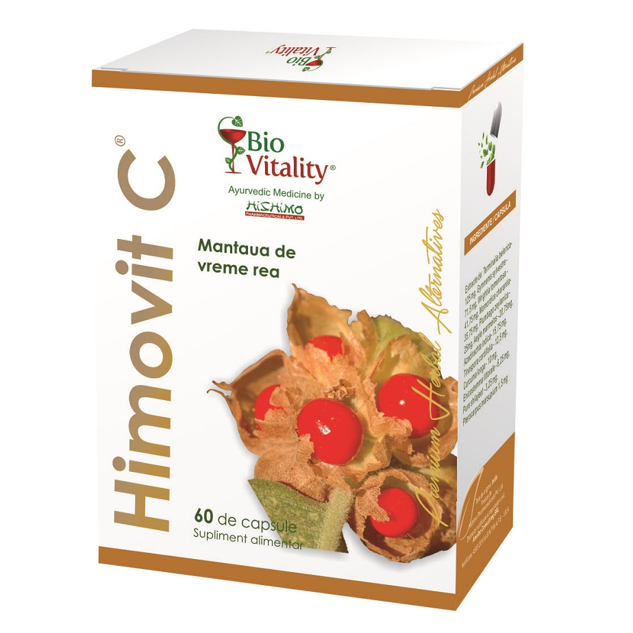 Himovit C,stimulator imunitar adaptogen, 60 capsule, Bio Vitality