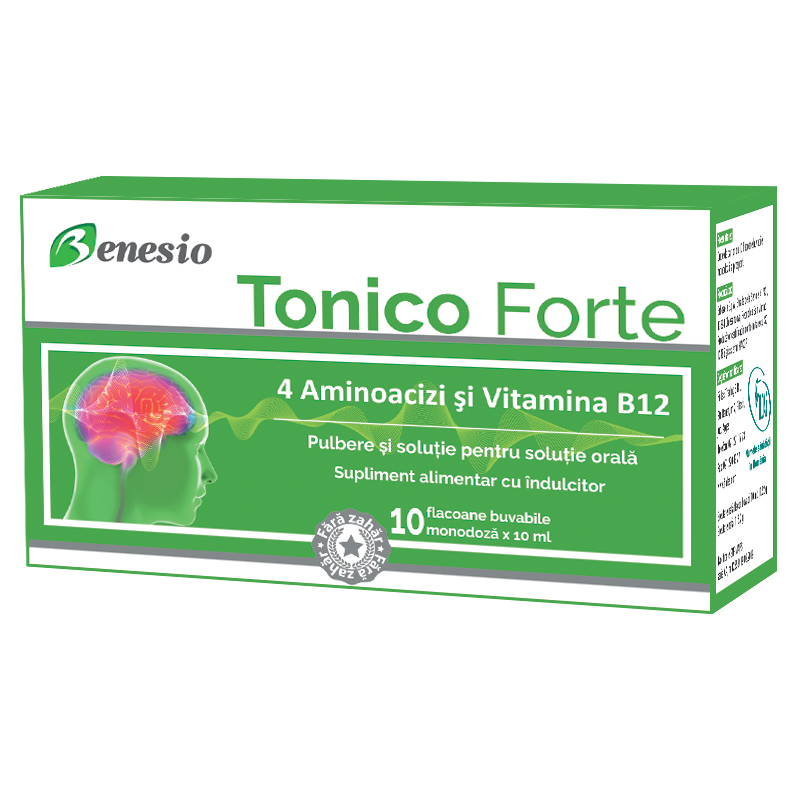 Tonico Forte, 10 flacoane buvabile, Benesio