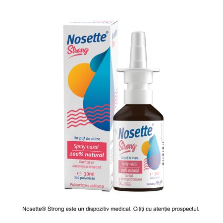 Spray nazal 100% natural, Nosette Strong, 30 ml, Dr. Reddys
