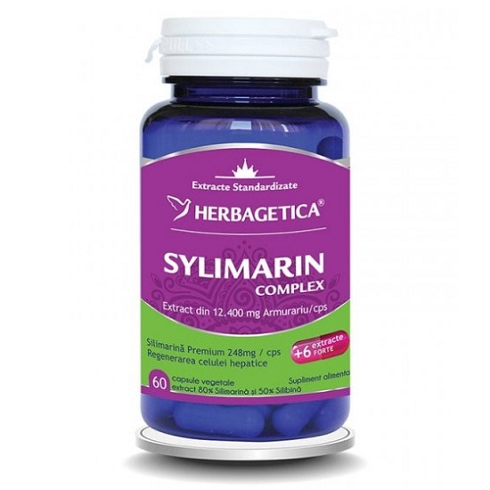 Sylimarin Complex, 60 capsule, Herbagetica
