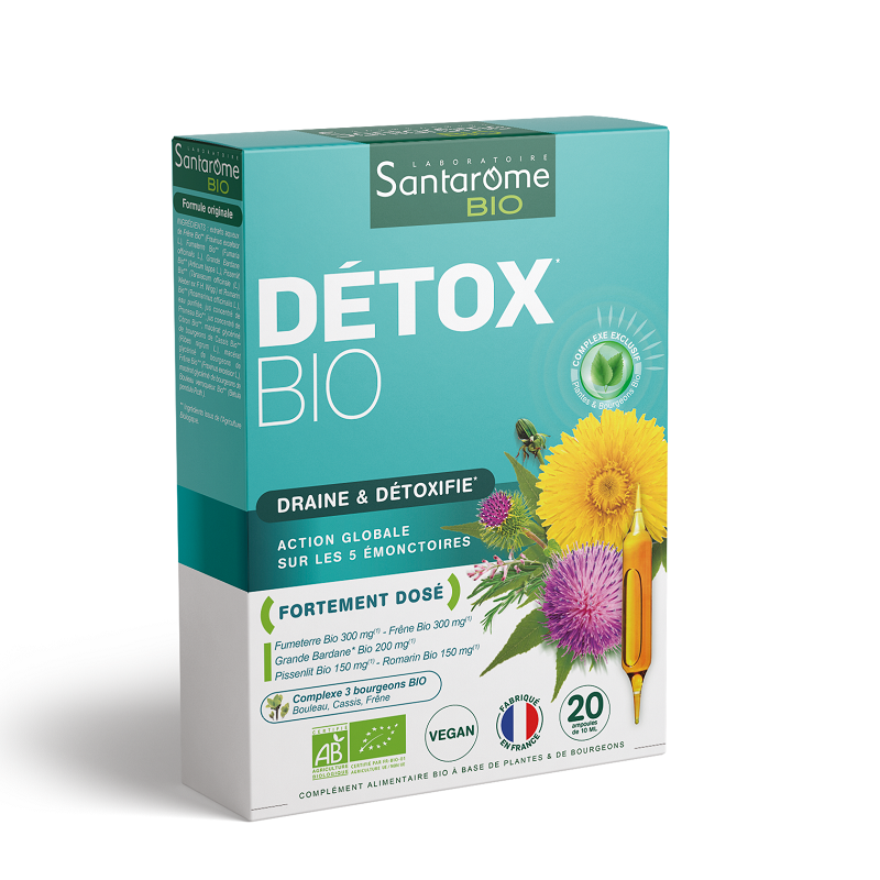 Detox Bio, 20 x 10 ml, Santarome