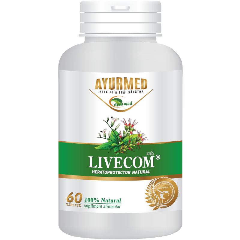 Livecom, 60 tablete, Ayurmed