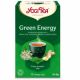 Pachet Ceai Bio Energie Verde + Ceai Bio verde matcha cu lămâie, 17 plicuri + 17 plicuri, Yogi Tea 539070