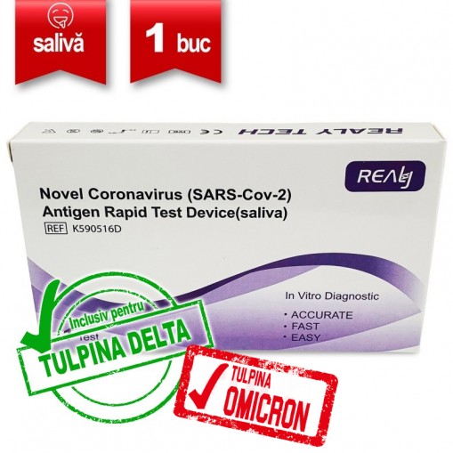 What Say aside noon Prospect Test rapid antigen COVID-19 din saliva, 1 bucata, : Farmacia Tei  online
