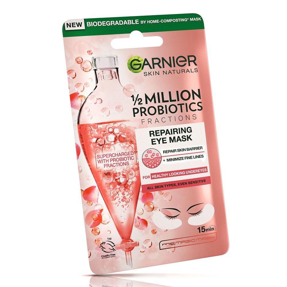 Masca de ochi reparatoare cu 1/2 milioane de fractii probiotice Skin Naturals, 6 g, Garnier