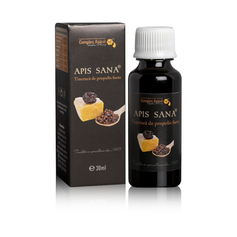 Tinctura de propolis 30% Apis Sana, 30 ml, Complex Apicol
