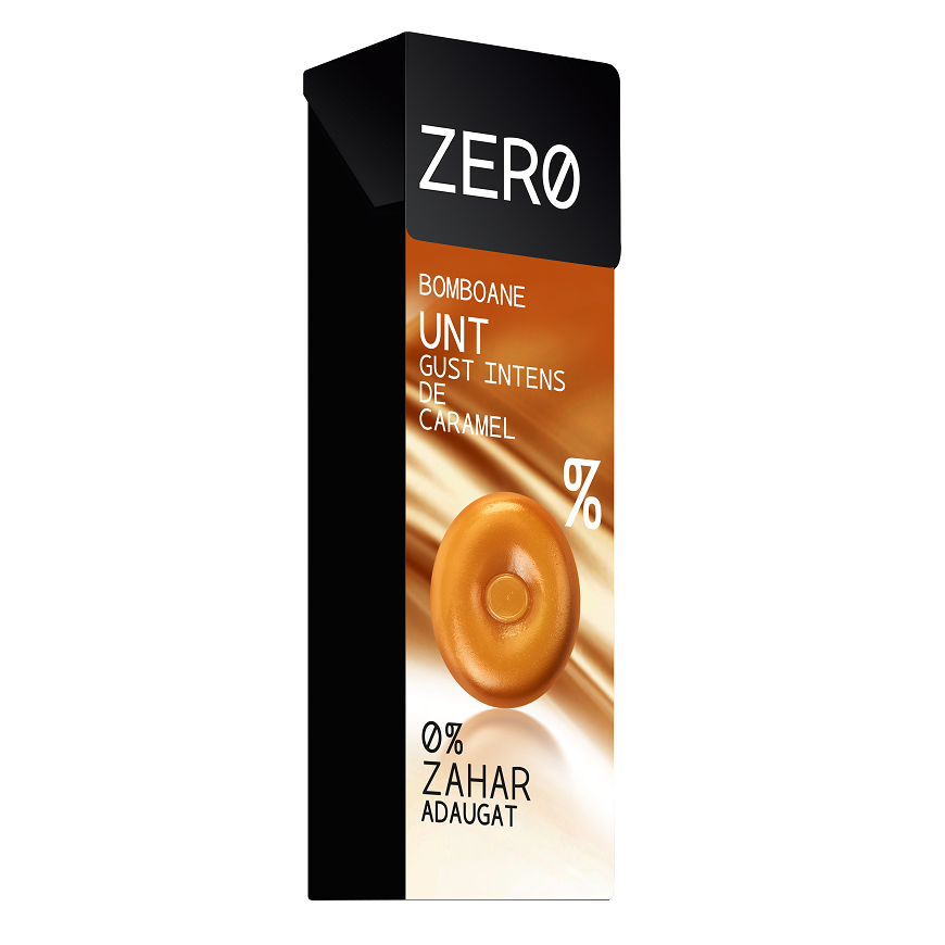 Bomboane Zero Caramel, 32 g, Elgeka