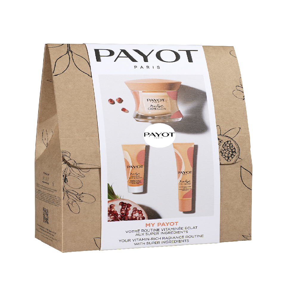 Pachet My Payot Crema cu vitamine pentru stralucire, 50 ml + Masca de noapte pentru stralucire, 15 ml + Crema iluminatoare cu SPF 15, 40 ml, Payot