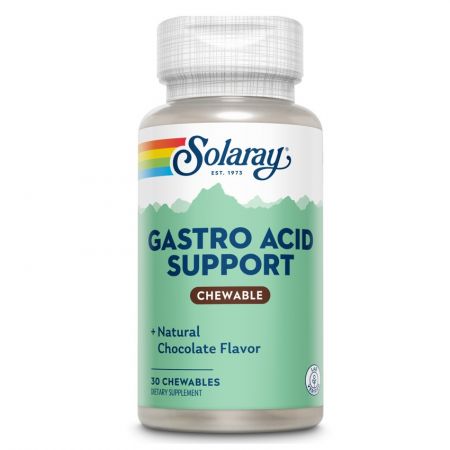 Gastro Acid Support aroma ciocolata, 30 tablete masticabile - Secom