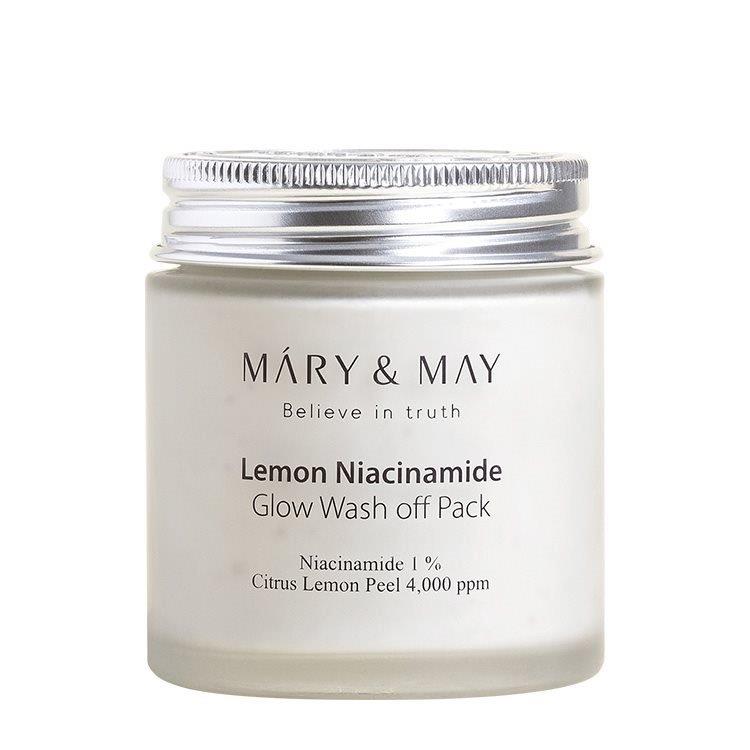 Masca tip wash-off cu extract de lamaie si niacinamide, 125g, Mary and May