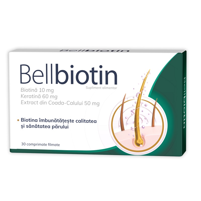Bellbiotin, 30 comprimate filmate, Zdrovit