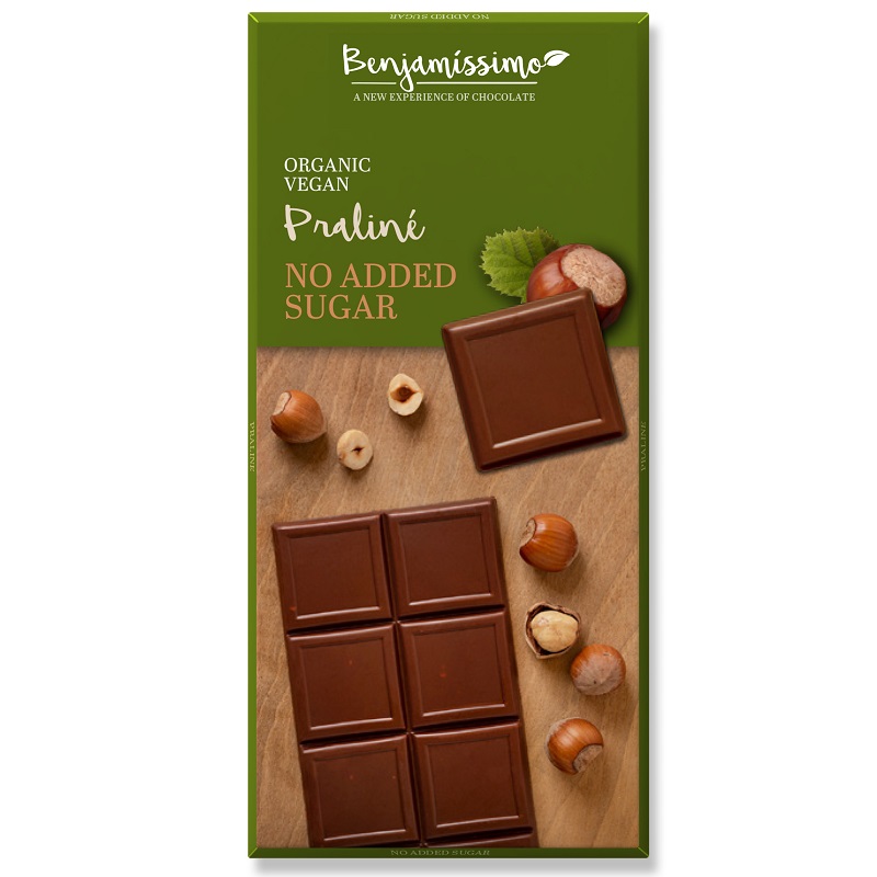 Ciocolata Bio Praline fara gluten Praline, 70 g, Benjamissimo