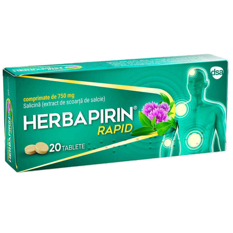 Herbapirin Rapid, 20 comprimate, Arnica Kft