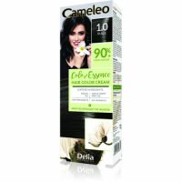 Vopsea de par Cameleo Color Essence, 1.0 Black, 75 g, Delia