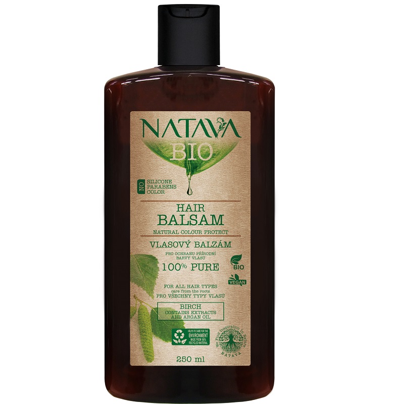 Balsam de par cu extract de mesteacan, Bio, 250 ml, Natava