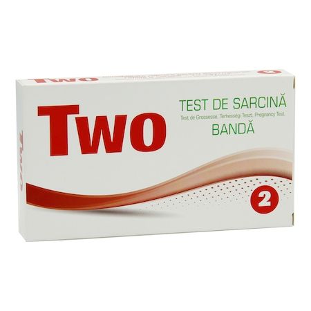 Turnip one moat Test de sarcina tip banda, 2 bucati, Two : Farmacia Tei online