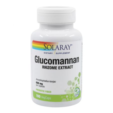 Glucomannan 600 mg Solaray, 100 capsule - Secom