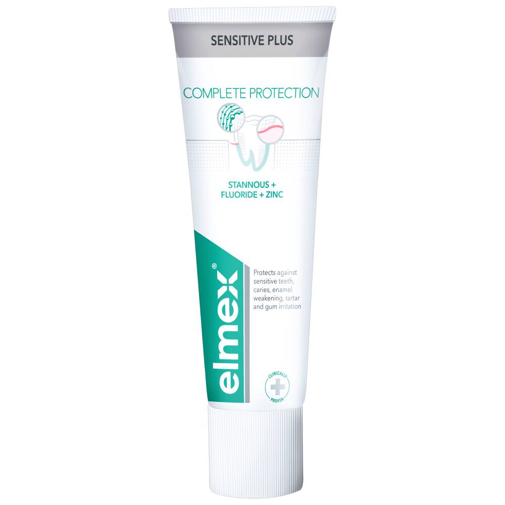 Pastă de dinți Sensitive Plus Complete Protection, 75 ml, Elmex