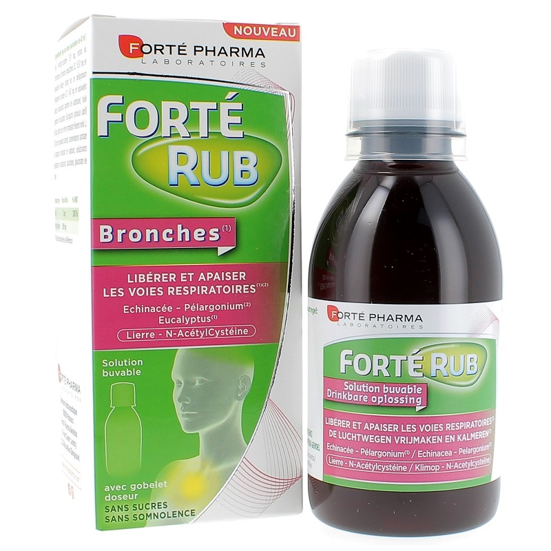 Sirop de tuse ForteRub Bronches, 200 ml, Forte Pharma