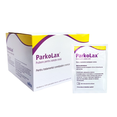 ParkoLax pulbere pentru solutie orala, 50 plicuri, Desitin 542773