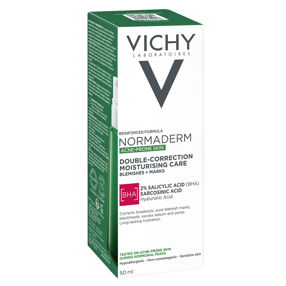 Crema de fata pentru ten cu tendinta acneica Normaderm, 50 ml, Vichy