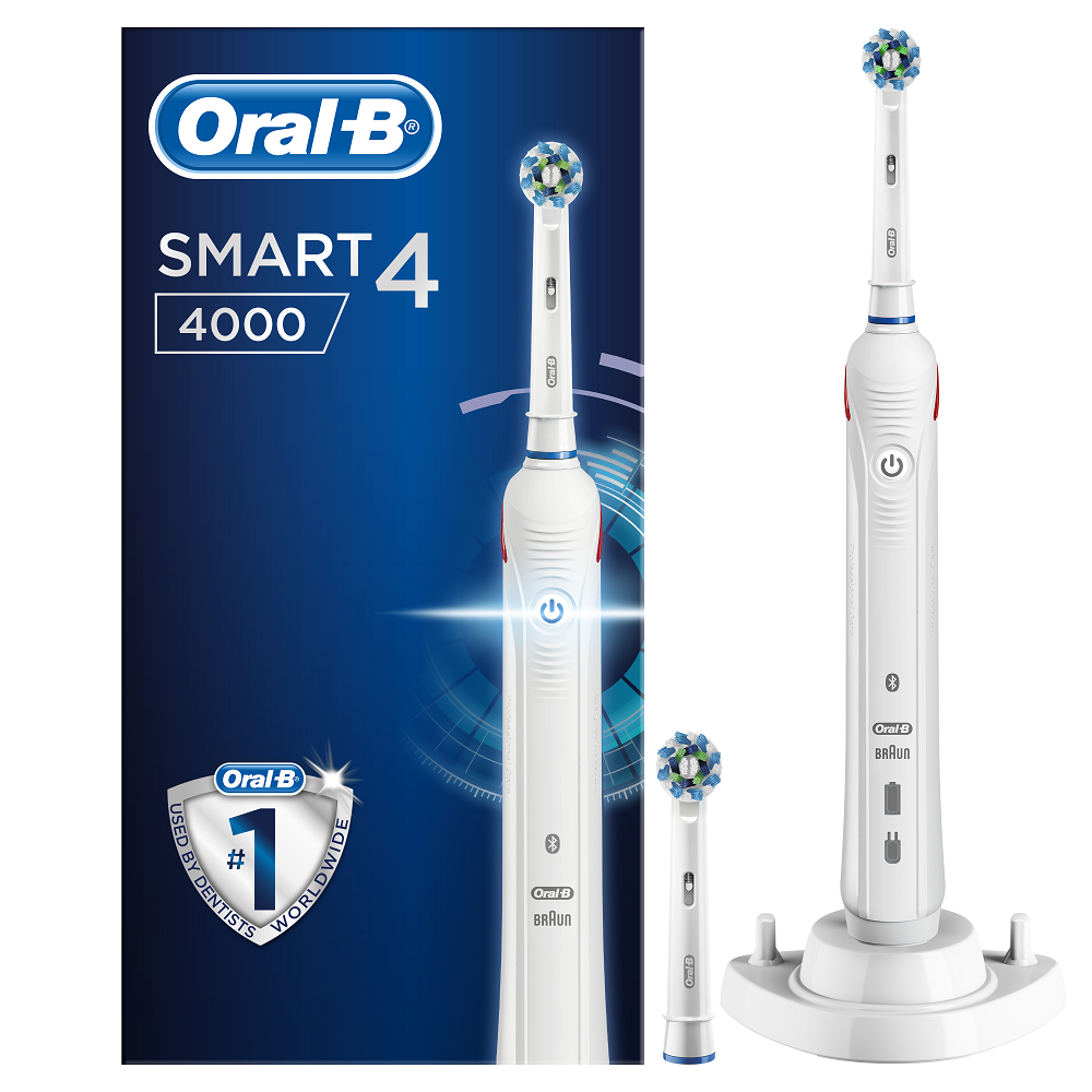 Periuta de dinti electrica Smart 4 4000 Series Cross Action, Oral-B