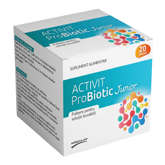 Probiotic Activit junior, 20 plicuri, Aesculap