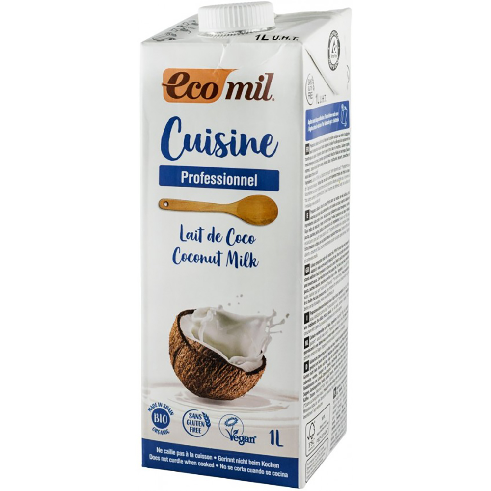 Crema de cocos pentru gatit, 1 L, Ecomil