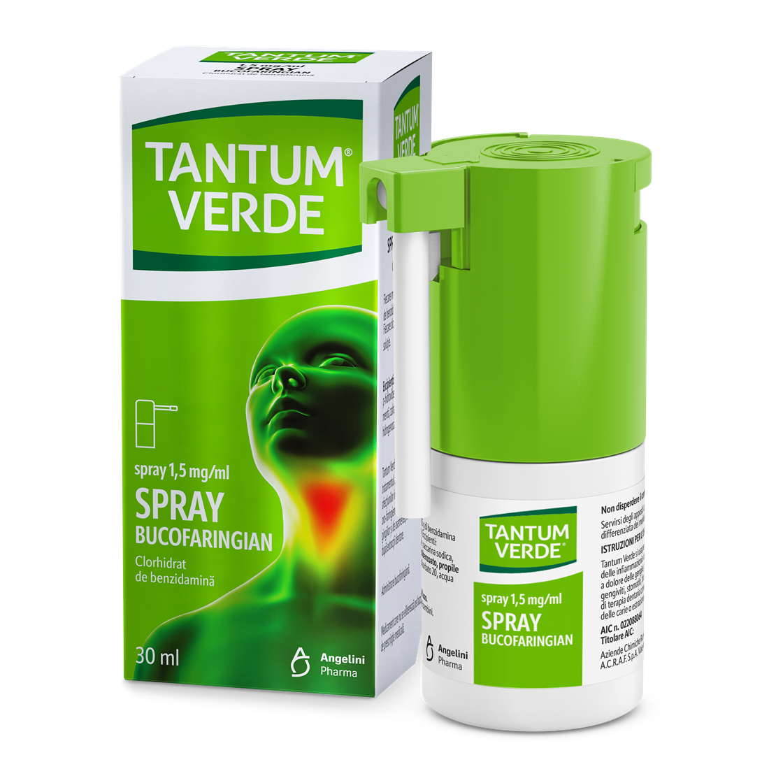 Tantum Verde Spray copii, 1.5 mg/ml, 30 ml, Angelini