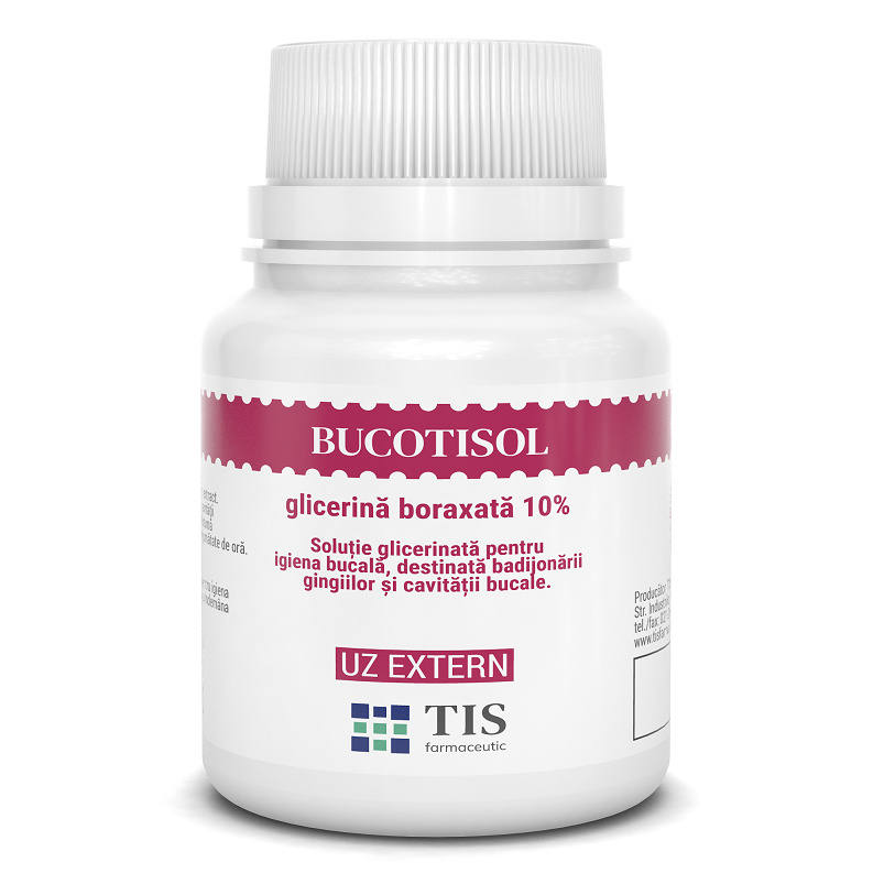 Bucotisol glicerina boraxata 10%, 25 ml, Tis Farmaceutic