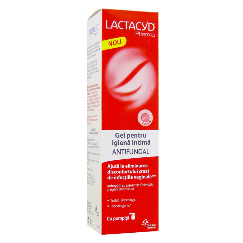 Gel pentru igiena intima Antifungical Lactacyd, 250 ml, Perrigo