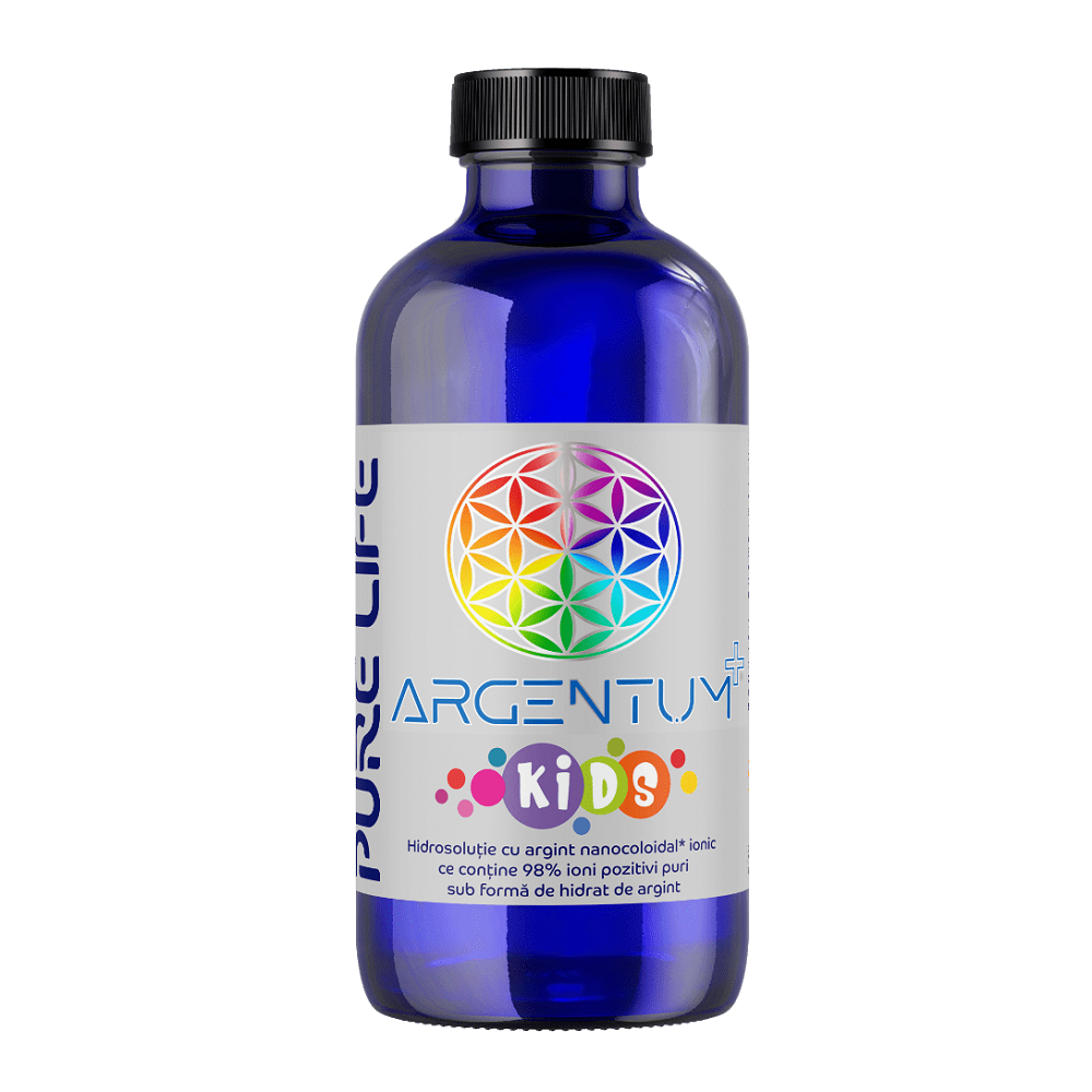 Argint nanocoloidal Argentum+ Kids, 240 ml, Pure Life