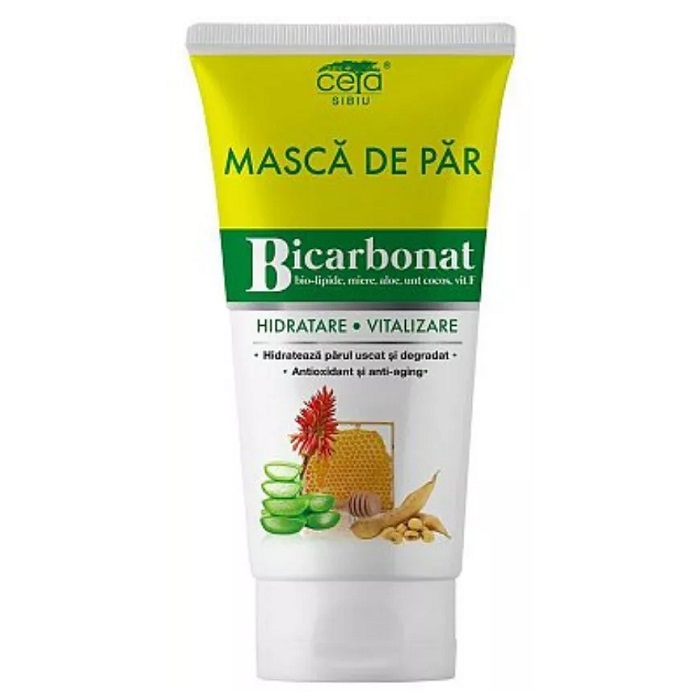 Serena mount Eco friendly Masca de par cu bicarbonat pentru hidratare si vitalizare, : Farmacia Tei  online