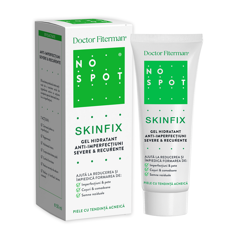 Gel hidratant anti imperfectiuni No Spot Skinfix, 50 ml, Fiterman