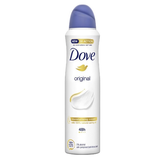 Antiperspirant spray pentru femei Original, 150 ml, Dove