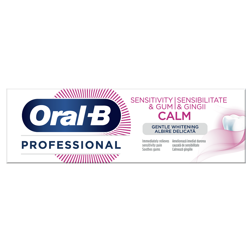Pasta de dinti Sensitivity & Gum Calm Gentle Whitening, 75 ml, Oral-B