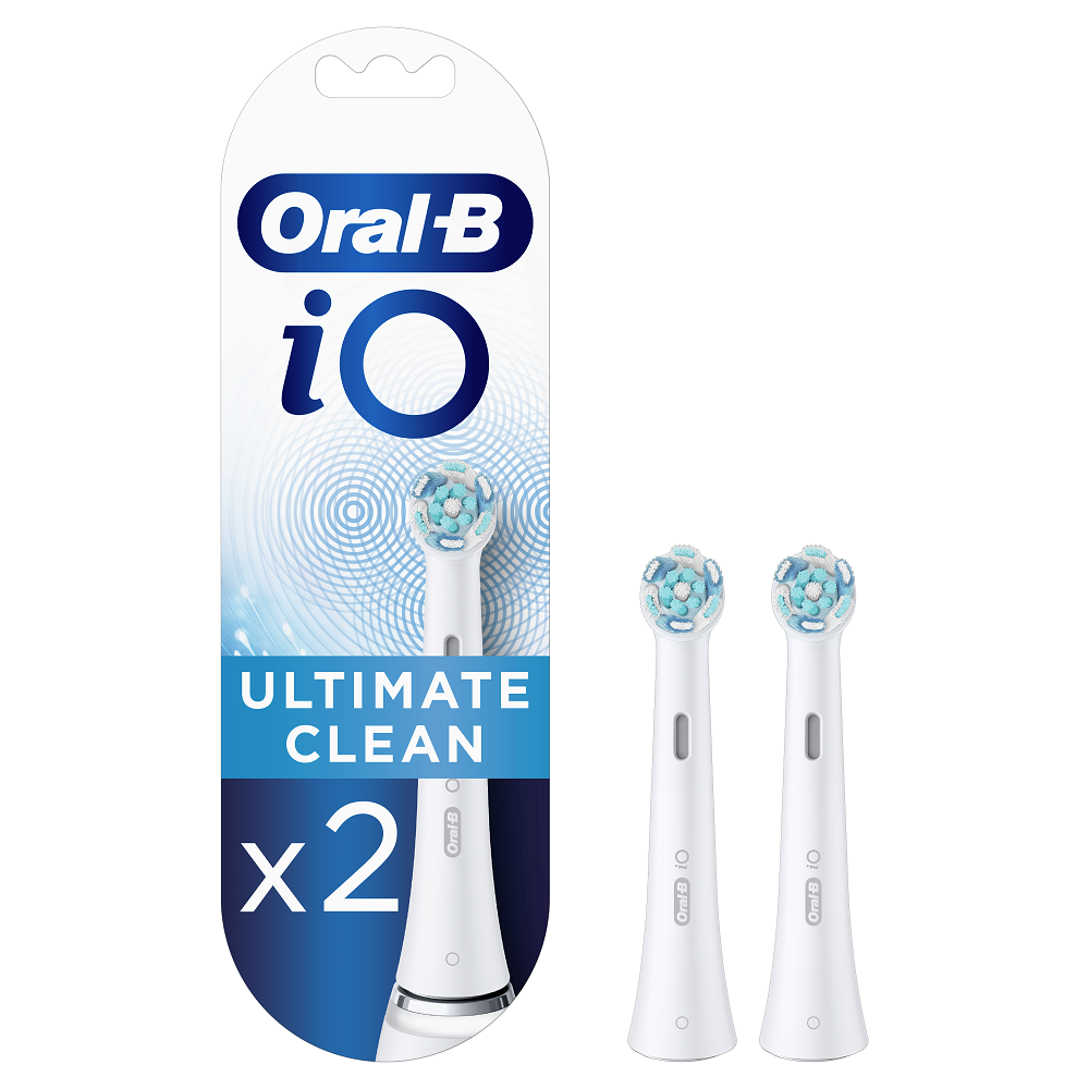 Rezerve periuta de dinti electria iO Ultimate Clean, Alb, 2 bucati, Oral-B