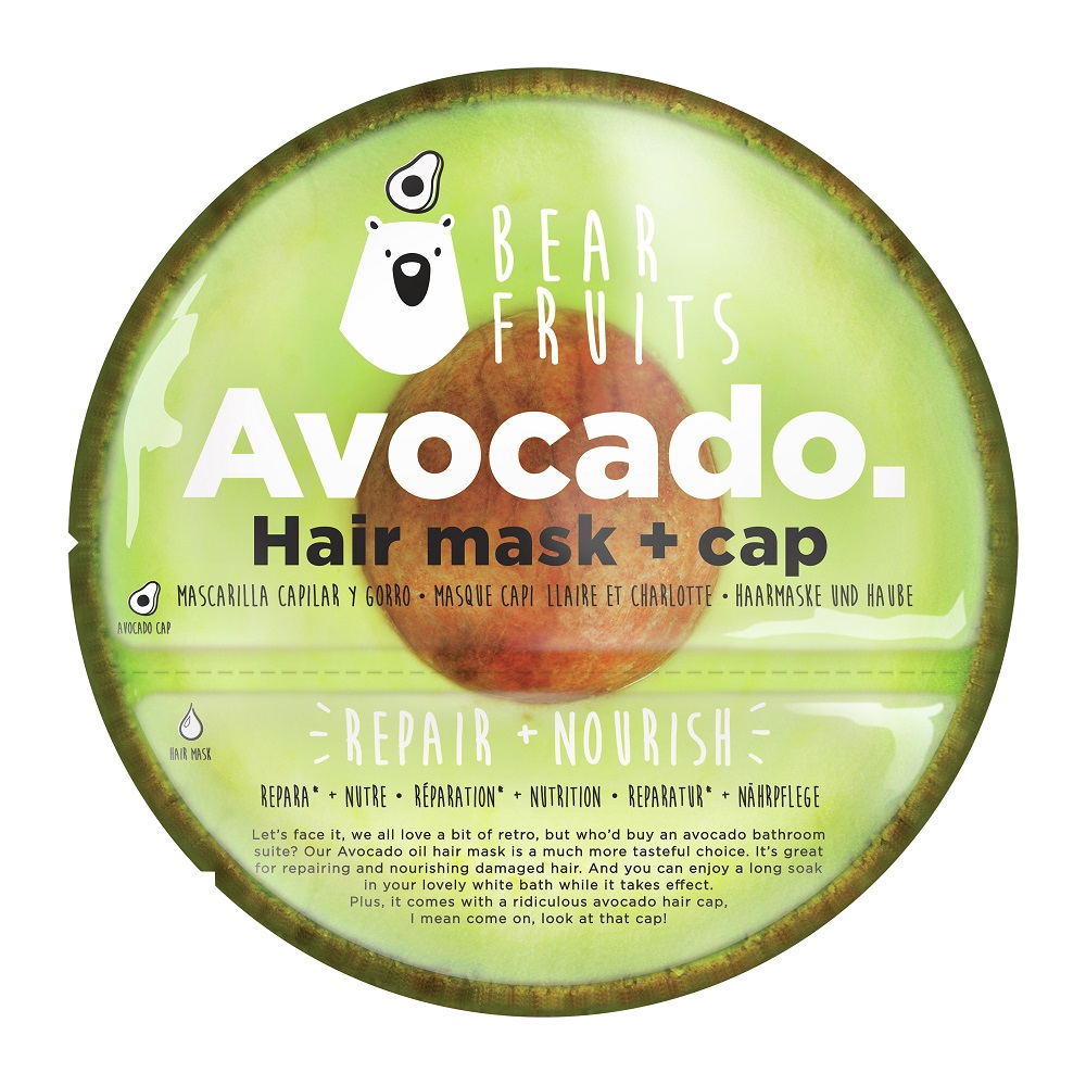 Masca de par Hook Mask Avocado, 20 ml, Bear Fruits