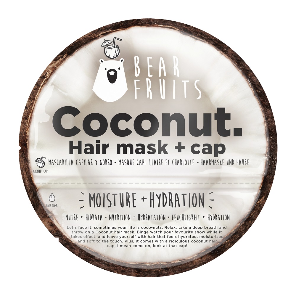Masca de par Hook Mask Coconut, 20 ml, Bear Fruits