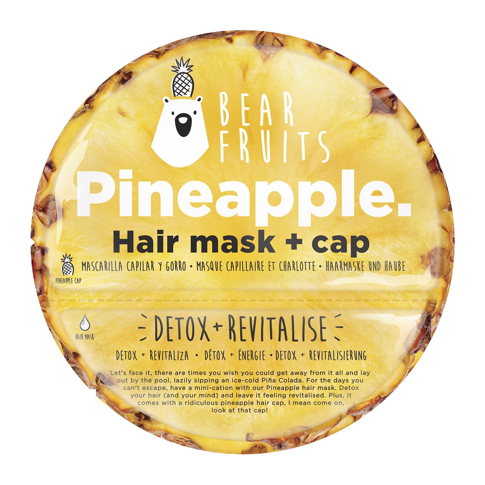 Masca de par Hook Mask Pineapple, 20 ml, Bear Fruits