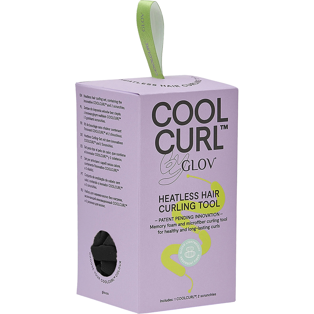 Cordeluta pentru bucle Cool Curl, Negru, 1 bucata, Glov 545658