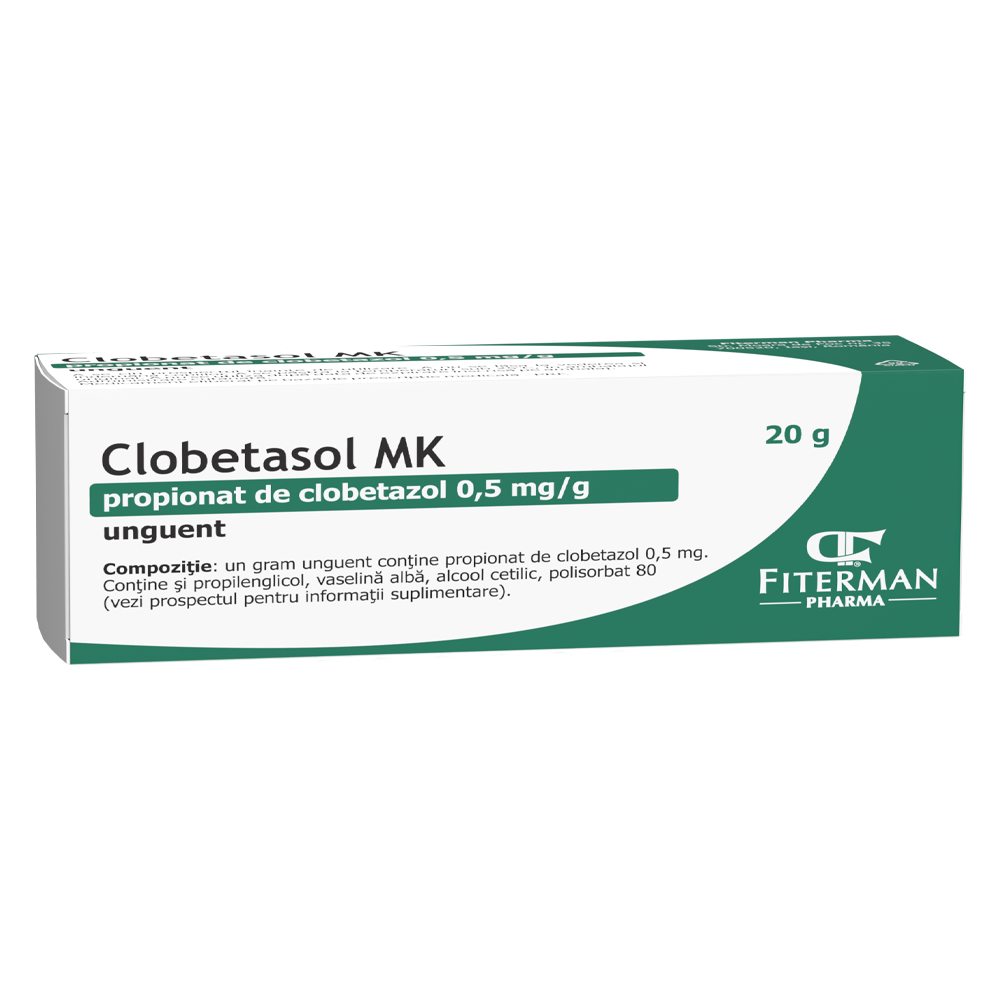 Clobetasol MK, 0,5 mg/g unguent, 20 g, Fiterman Pharma