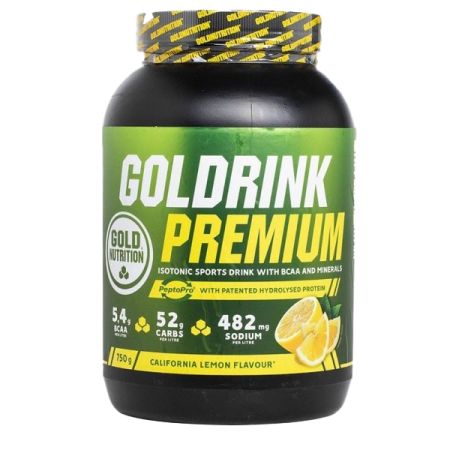 Bautura izotonica cu aminoacizi Goldrink Premium + BCAA Lamaie, 750 g, Gold Nutrition
