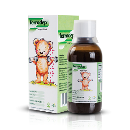 Sirop pentru copii Ferrodep, 150 ml, Dr. Phyto