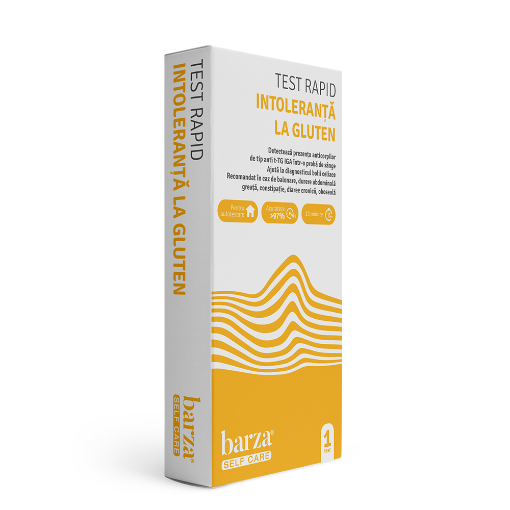 Test rapid intoleranta la gluten, 1 bucata, Veda Lab