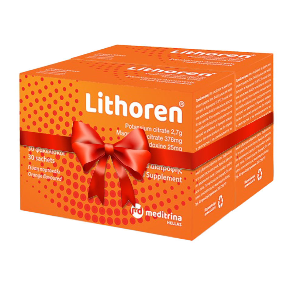Pachet Lithoren aroma de portocale, 30 + 30 plicuri, Solartium