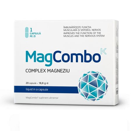 MagCombo Complex Magneziu 940 mg, 20 capsule - Vitaslim